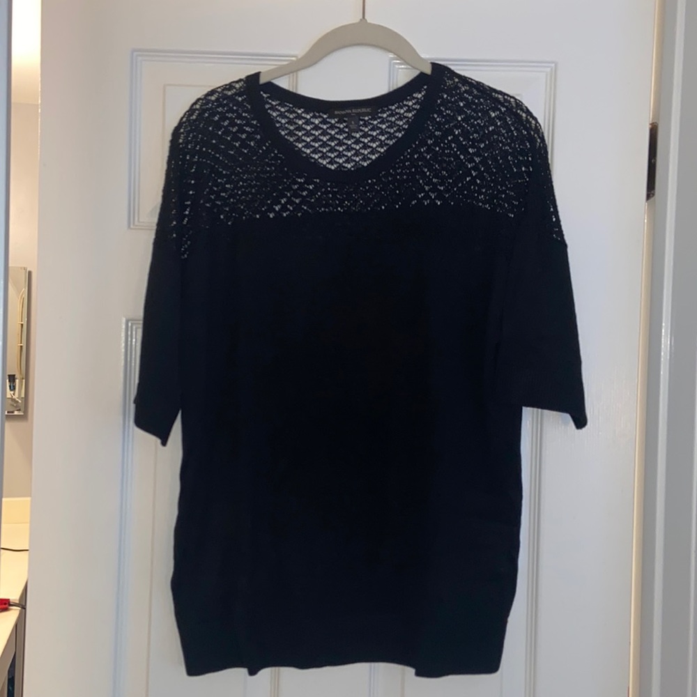 Banana Republic short sleeve sweater